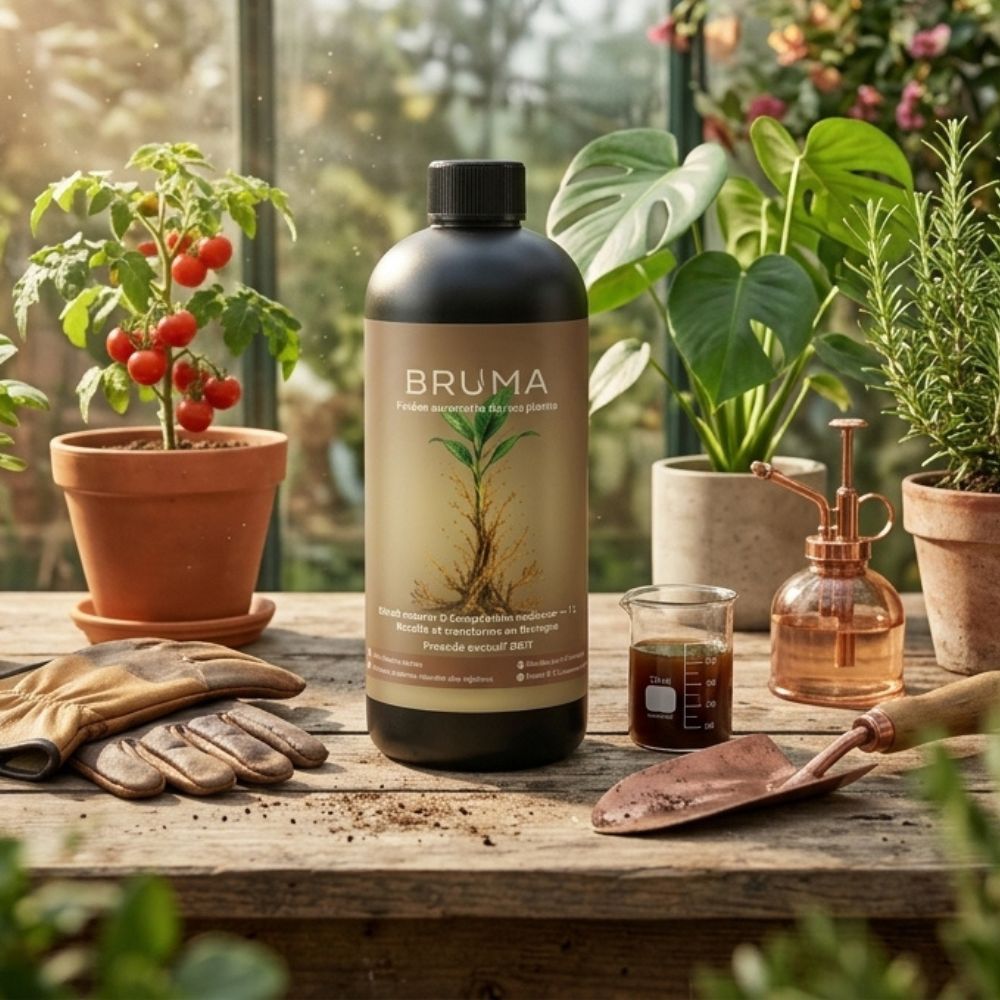 BRUMA — Extrait d'Algue Bretonne pour Plantes | Ascophyllum nodosum pur | 1L